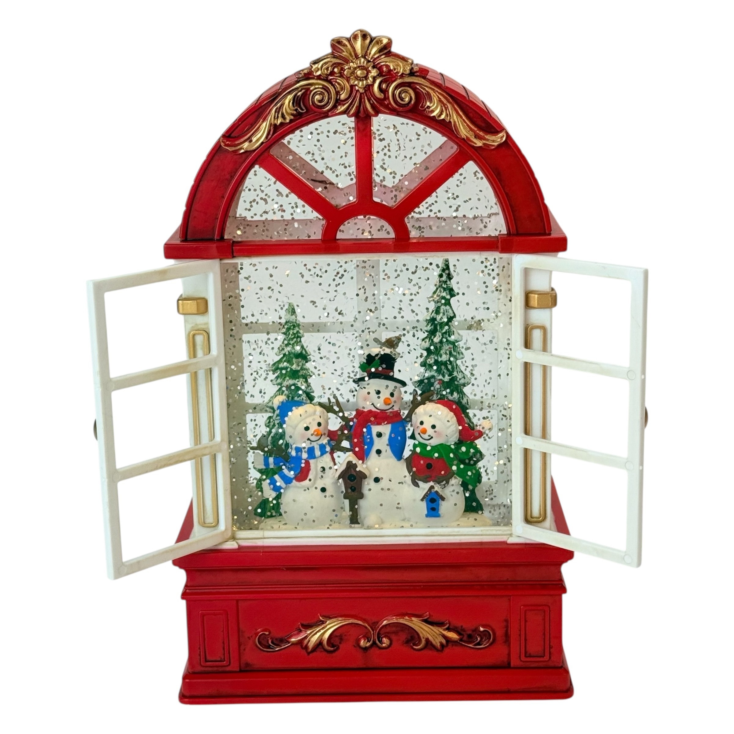 Figurină interactivă „Pom magic de Crăciun #2”Muzică, lumină, USB, 3 buc. baterii AA photo 3