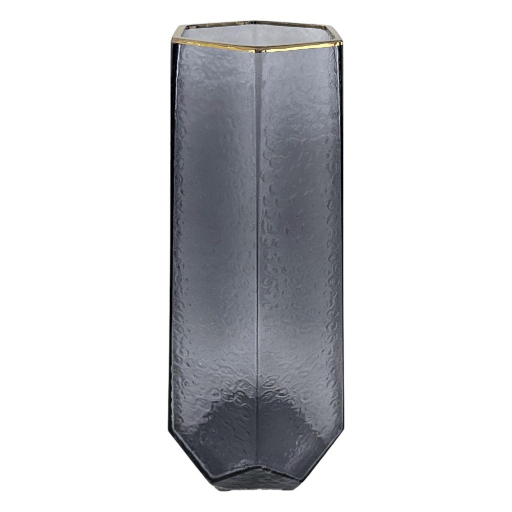 Vaza de sticla "Phantom L" transparenta photo 2