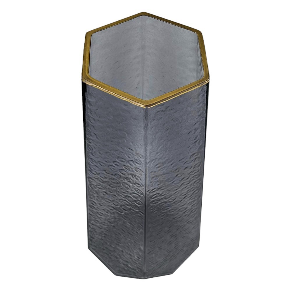 Vaza de sticla "Phantom L" transparenta photo 3