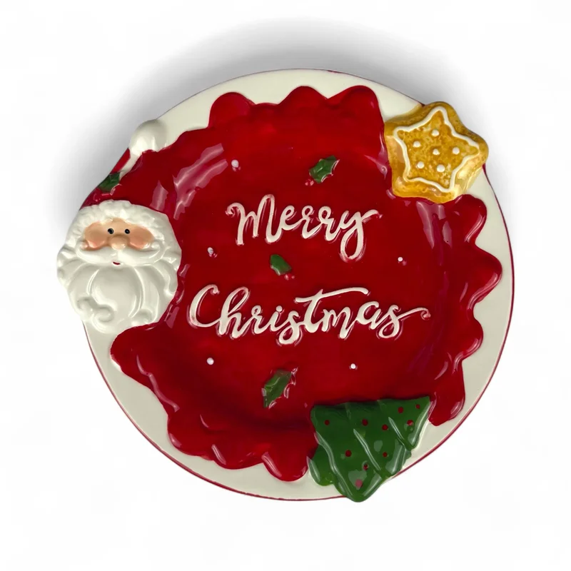 Płytka świąteczna "Wonderful #1" czerwona 20/20/2