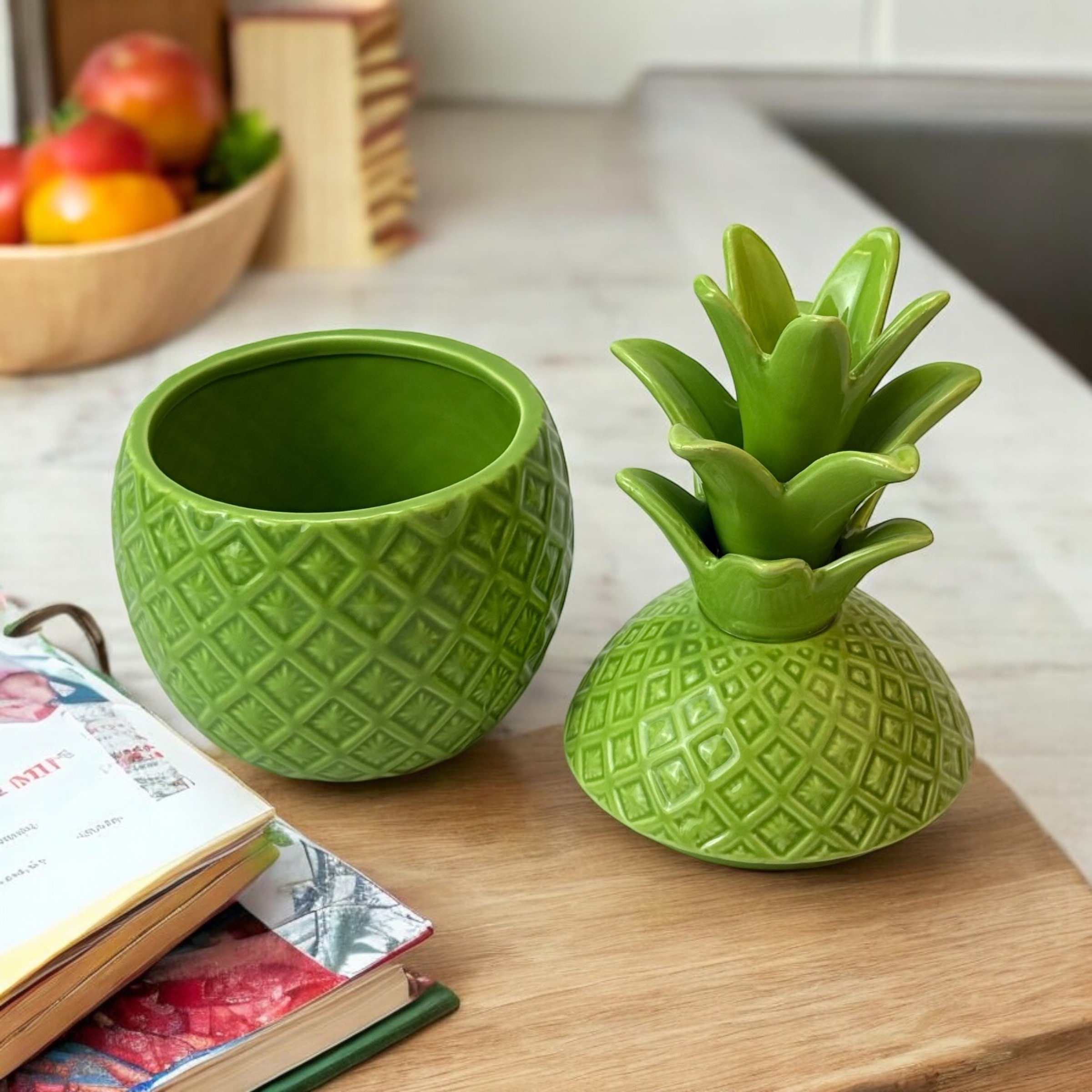 Christmas cups "Pineapple #3" green photo 3