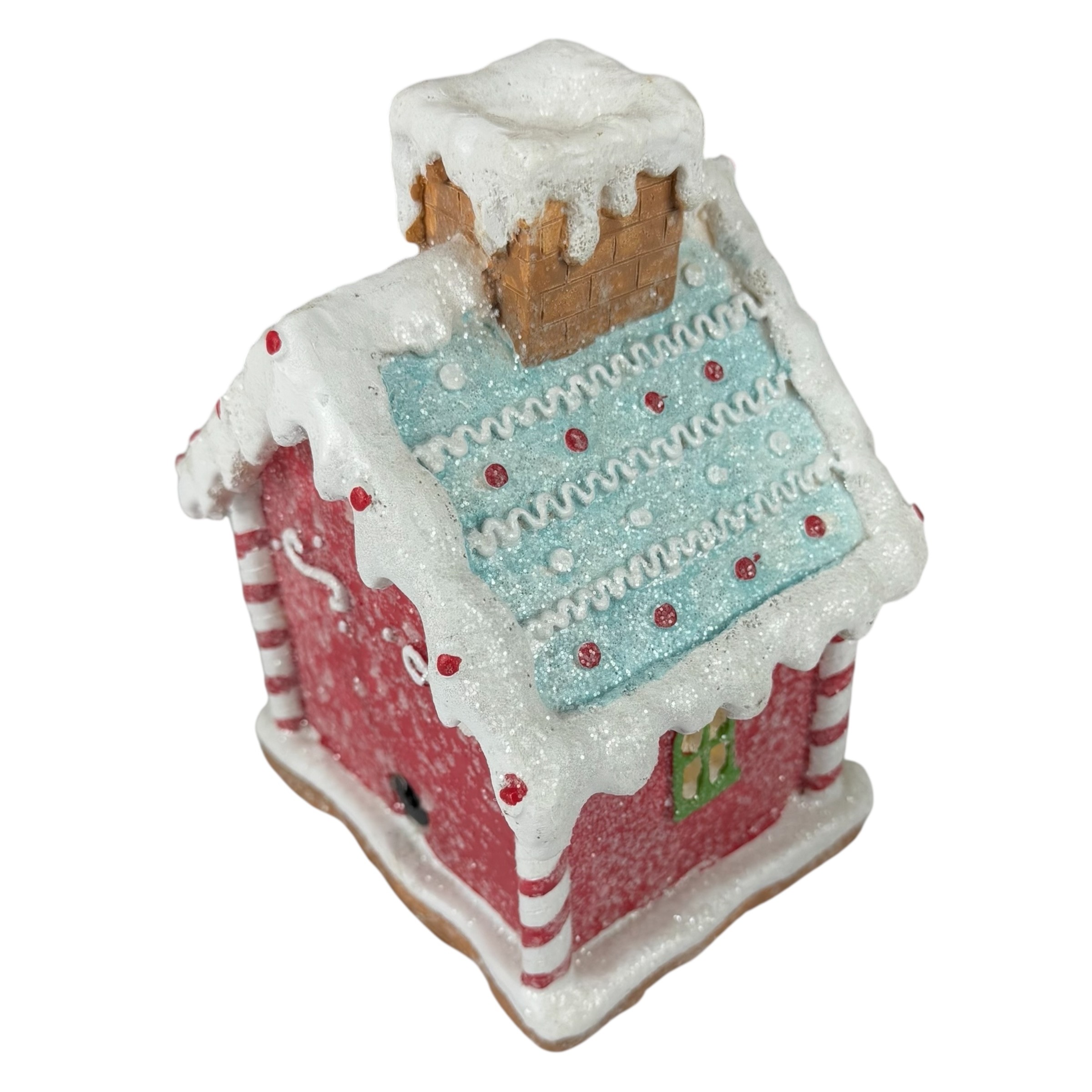 Фигурка във формата на къща "Чувства #1 "Музика, светлина, USB, 3 бр. батерии AAA photo 3