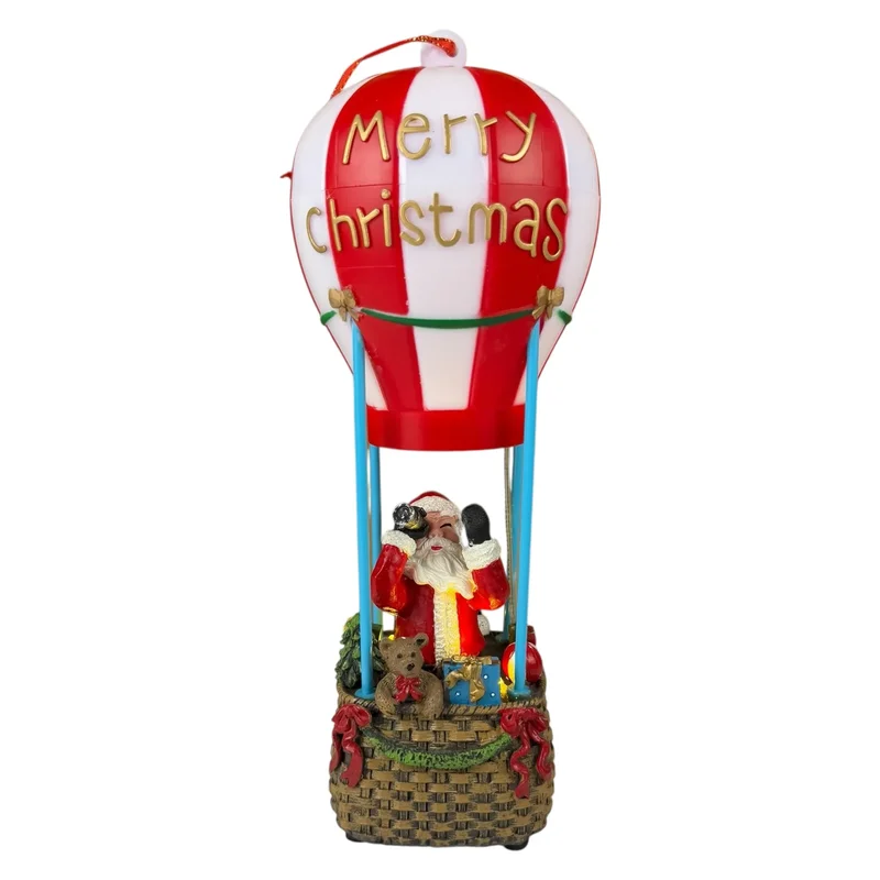 Figurină de Crăciun „Aerostat”3 buc. baterii AAA