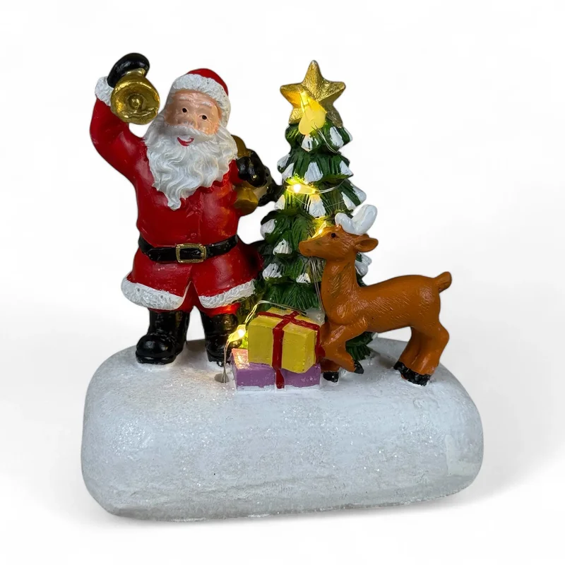 Figurina de Craciun "Compoziţie #3"2 buc. baterii AAA