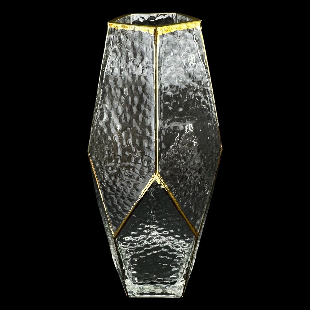 Glass vase "Poly M" matt photo 2