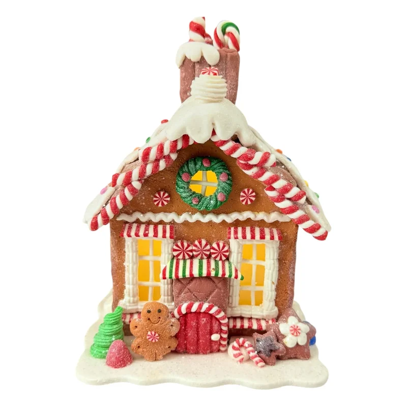 Ceramiczna figurka "Domek z piernika #12"