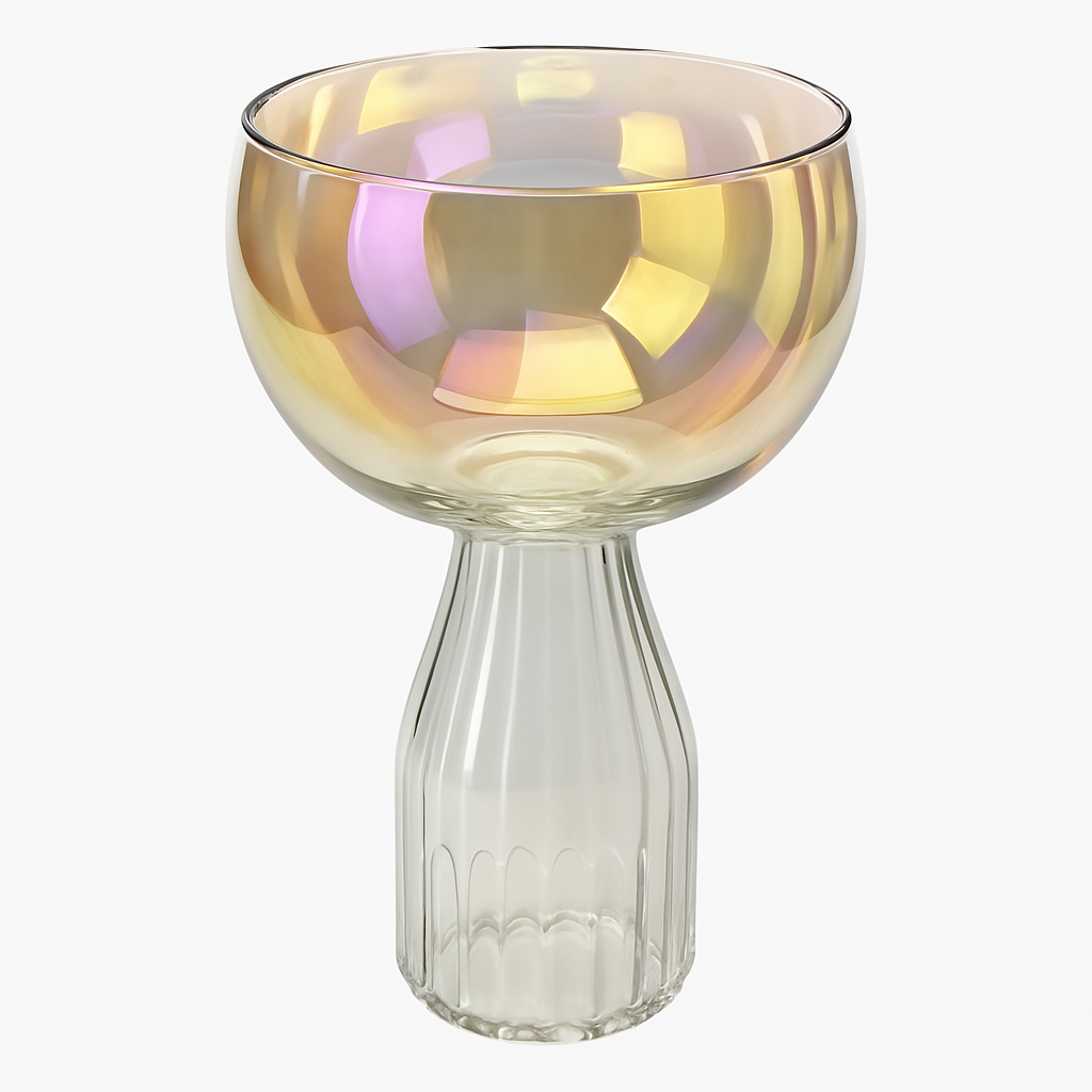 Vaza de sticla "Infinity M" transparenta