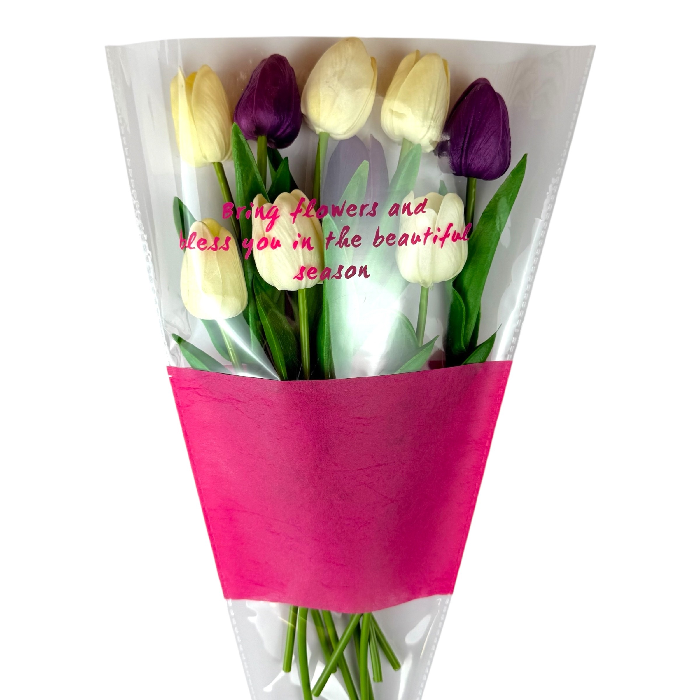 Flower cellophane bag "Line" #021