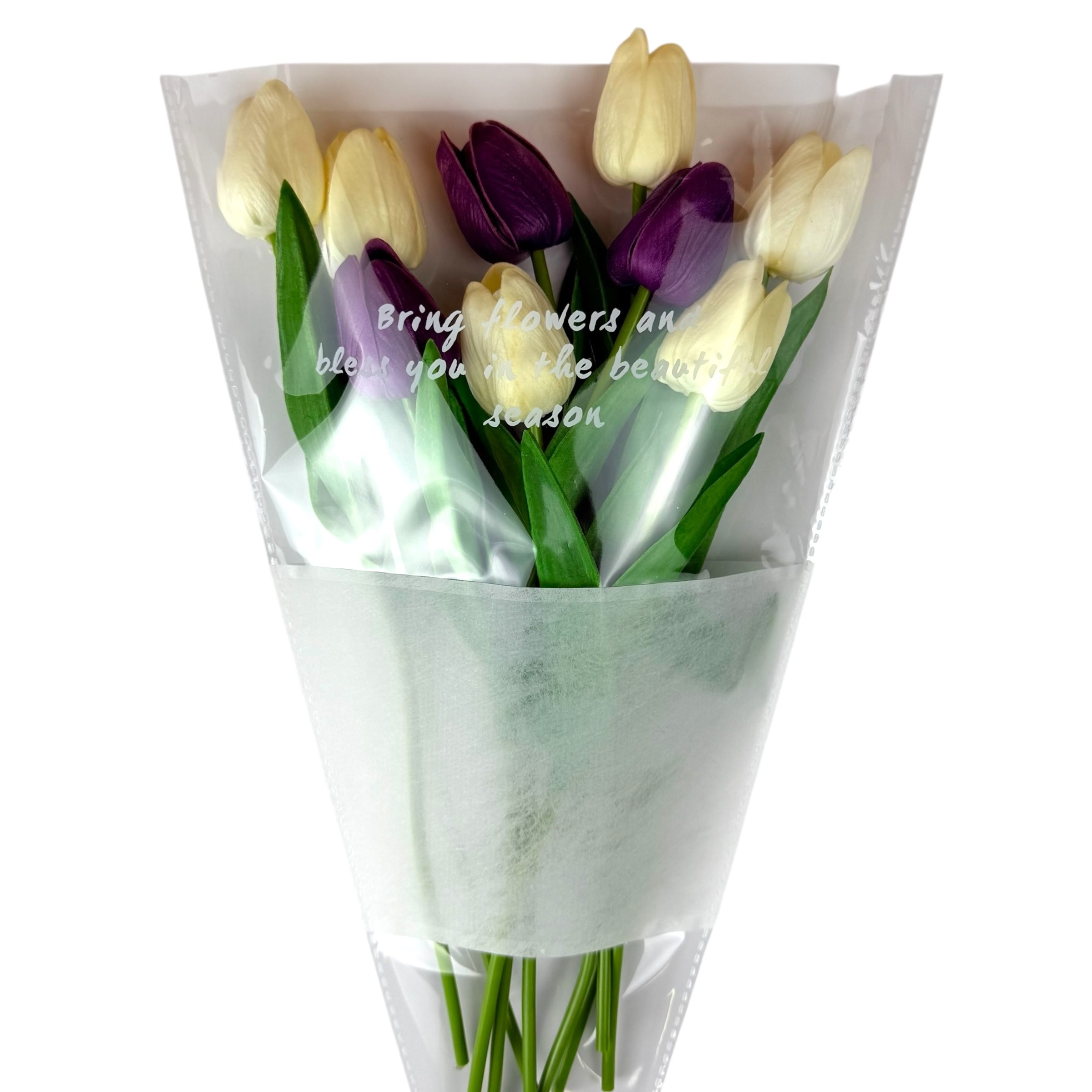 Flower cellophane bag "Line" #111