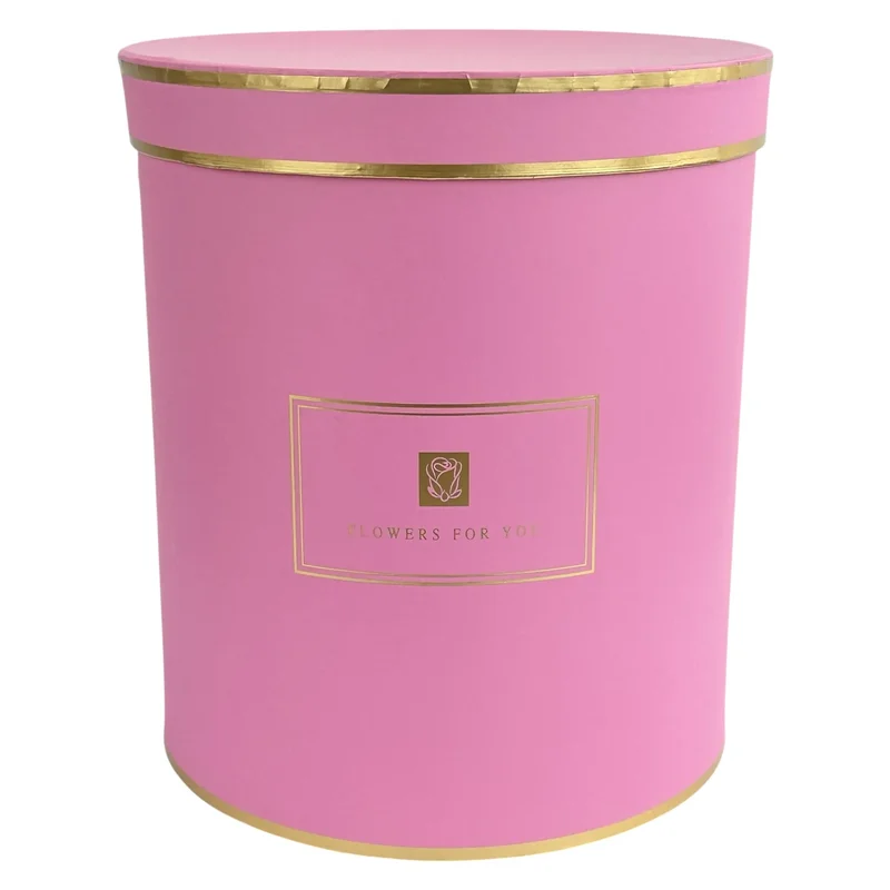 Set 3 cutii purpuriu rotunde "Chic"