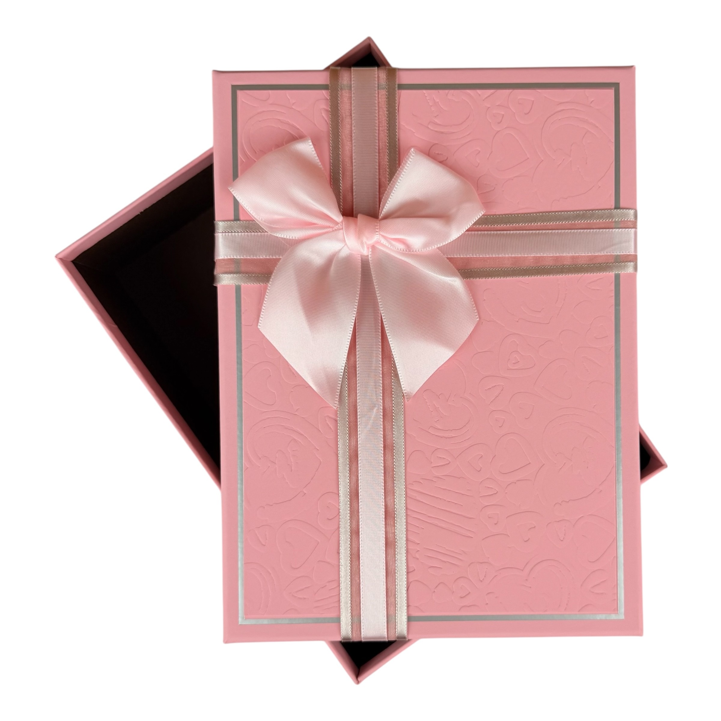 Правоъгълен комплект правоъгълни кутии от 3 части, розов "Prestige" photo 3