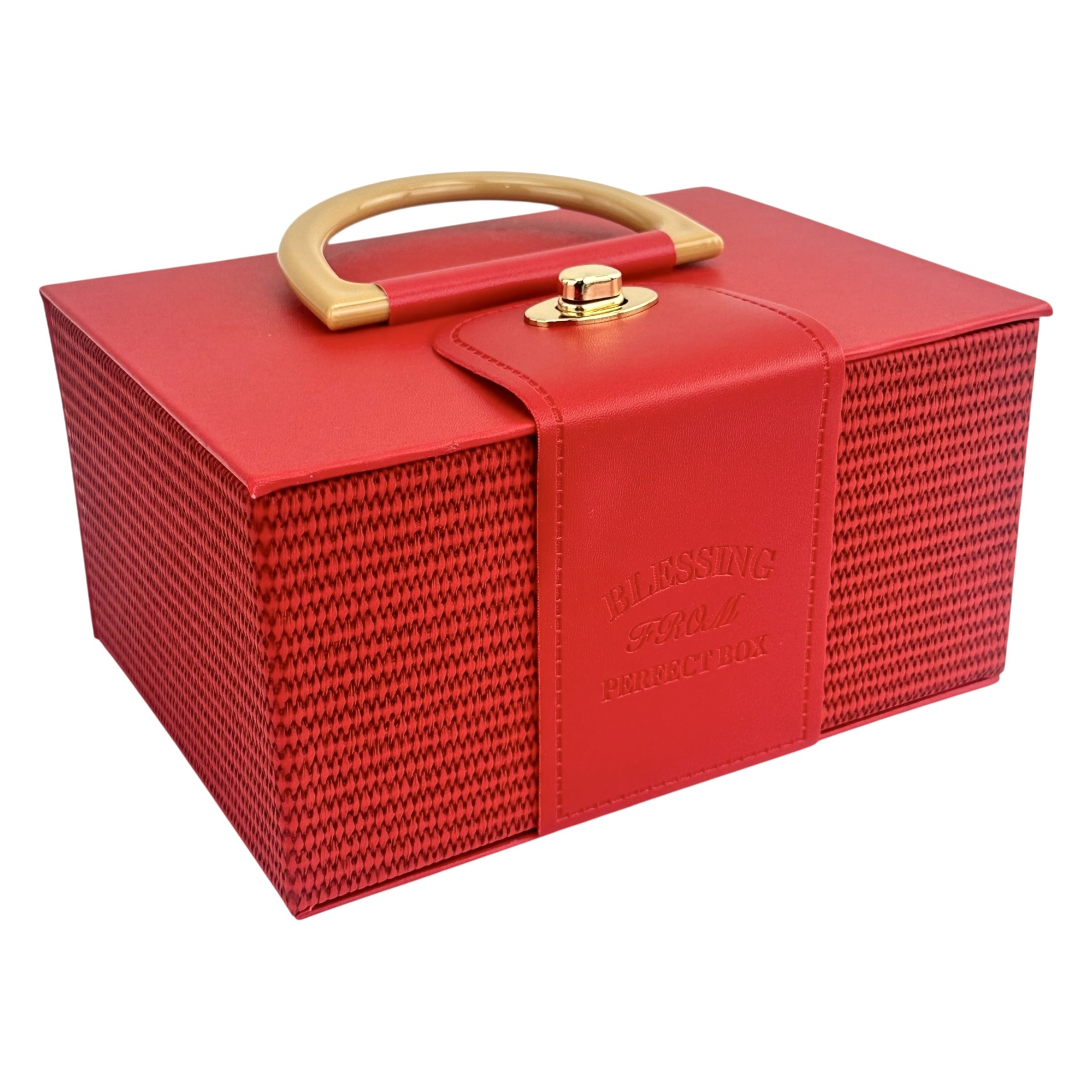 Кутия с форма на чанта, червена "Luxury" photo 2