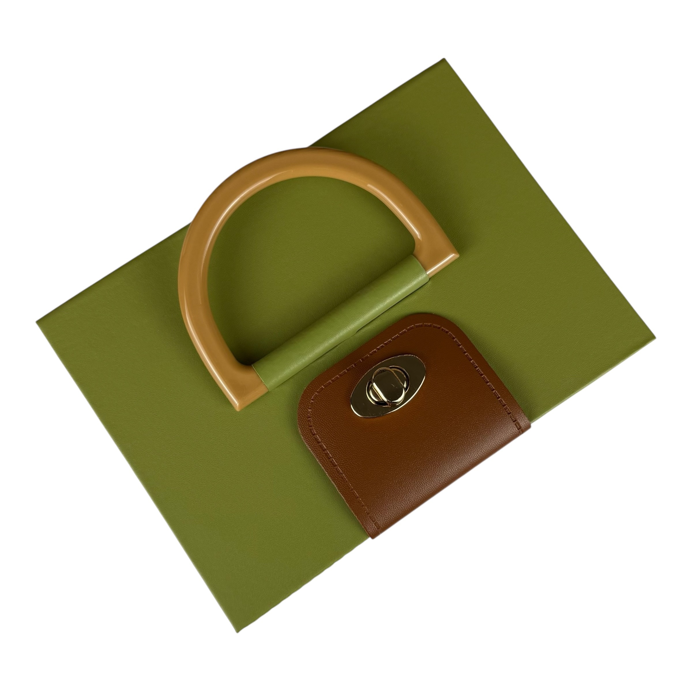 Luxus zöld kézitáska doboz photo 3