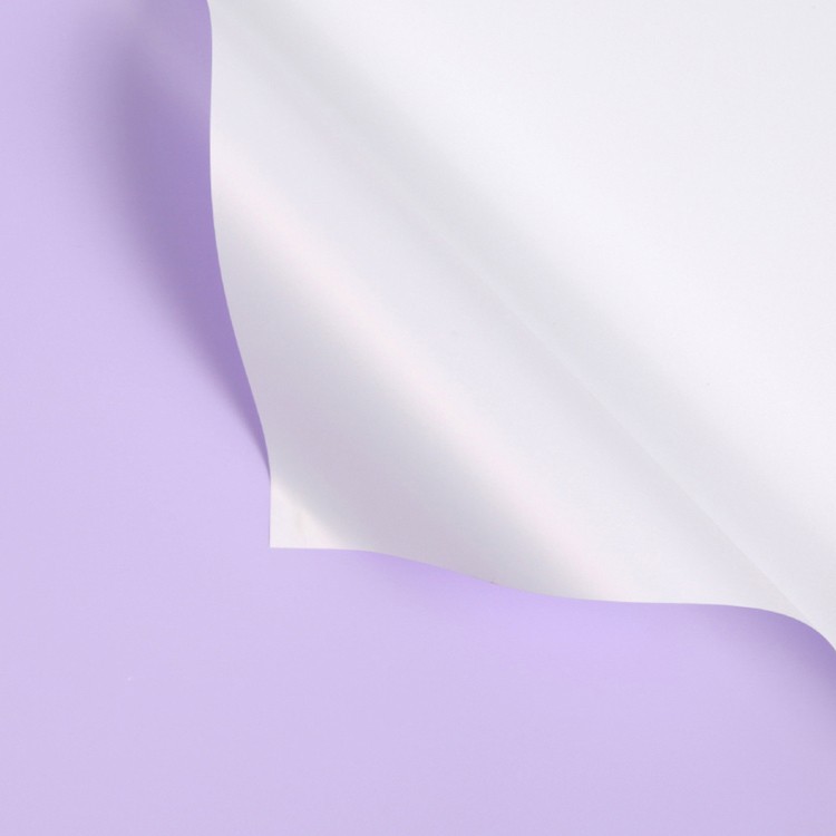 Двуцветен целофан, бял+виолетов #033