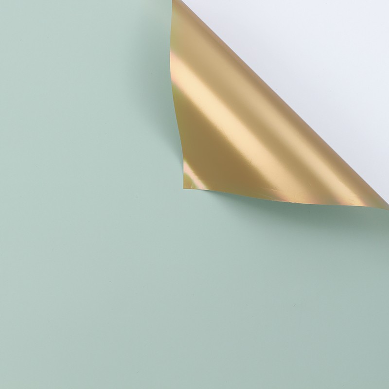 Two-tone "Gold" cellophane, deep green #136