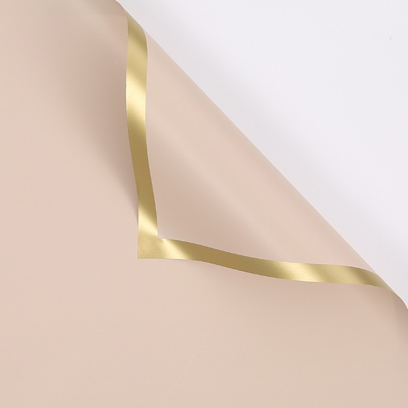 Celofan „Gold kant” Milky tea #155