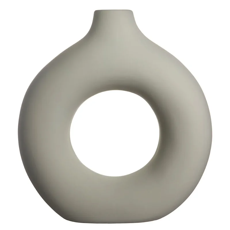 Vaza ceramica "Buddha" verde-gri 23x21