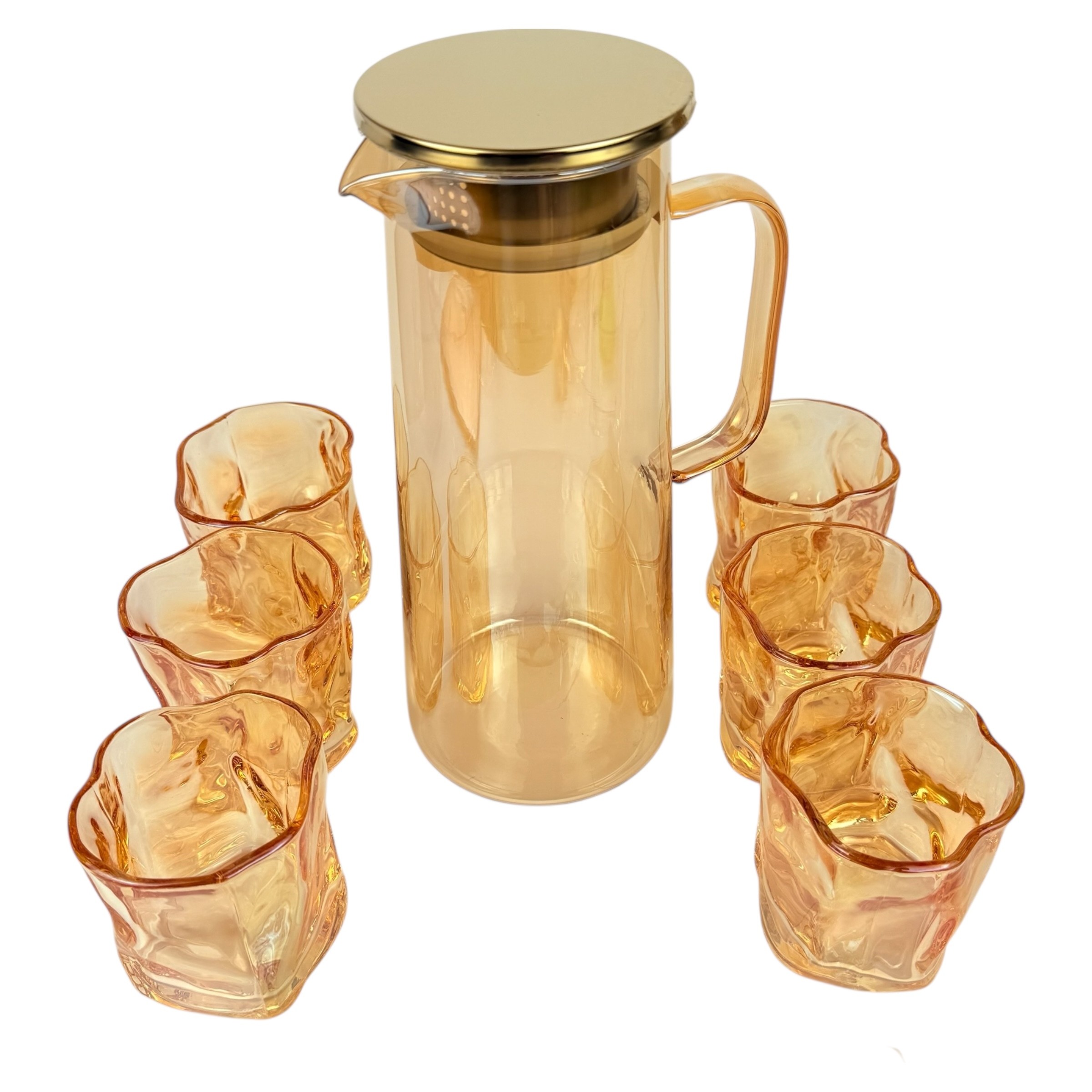 Pitcher set with 6 glasses