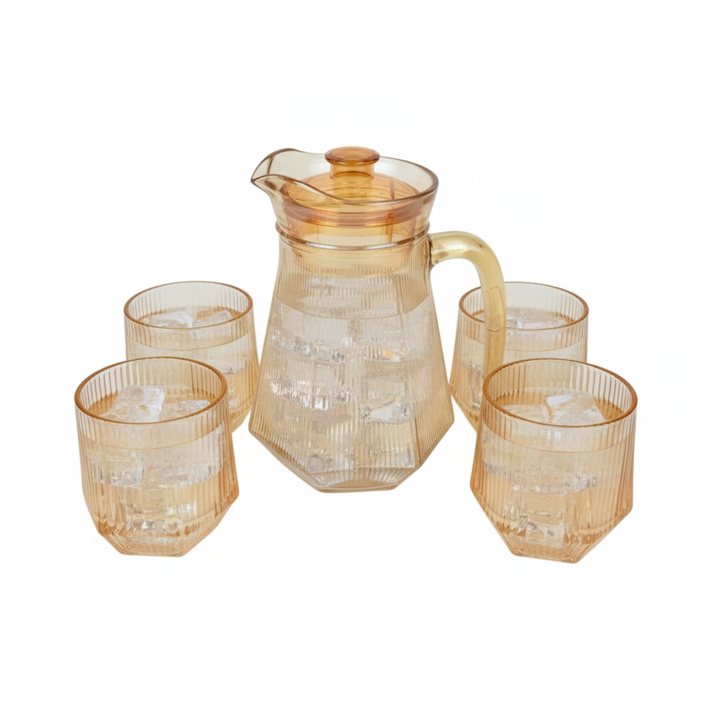 Pitcher set with 4 glasses