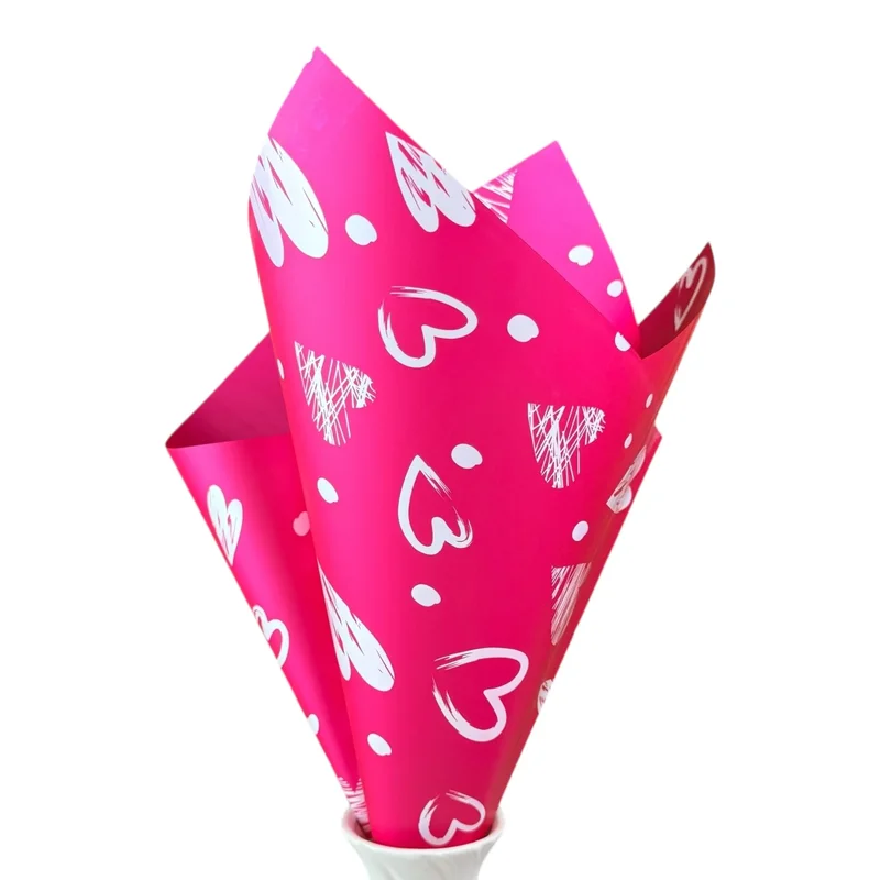 Celofan roz "Love" #01