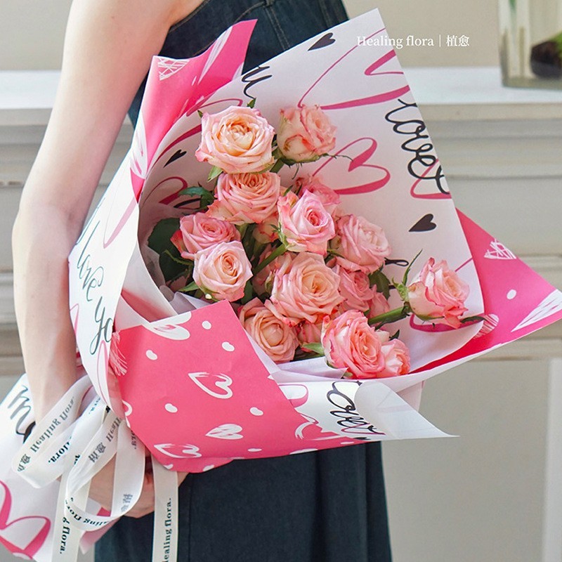 Celofan różowy "Miłość" #01 photo 3