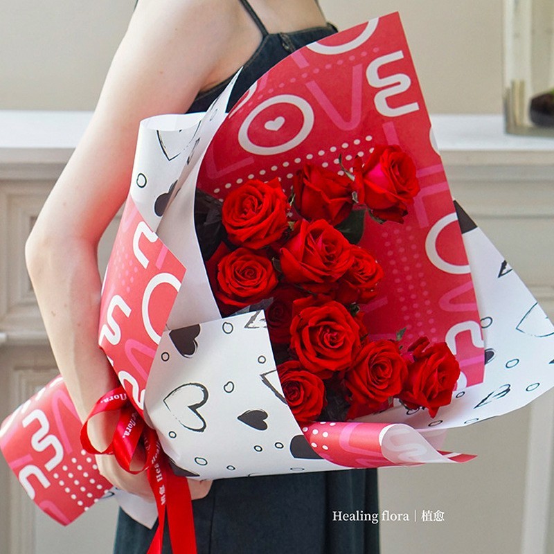 Celofan różowy "Miłość" #01 photo 4