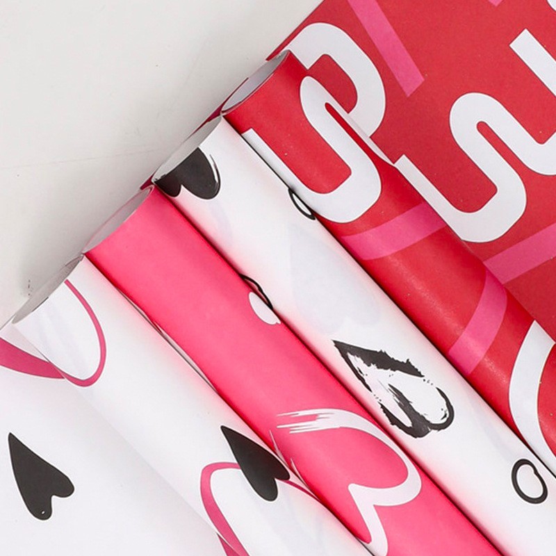 Pink and white cellophane "Love" #03 photo 2