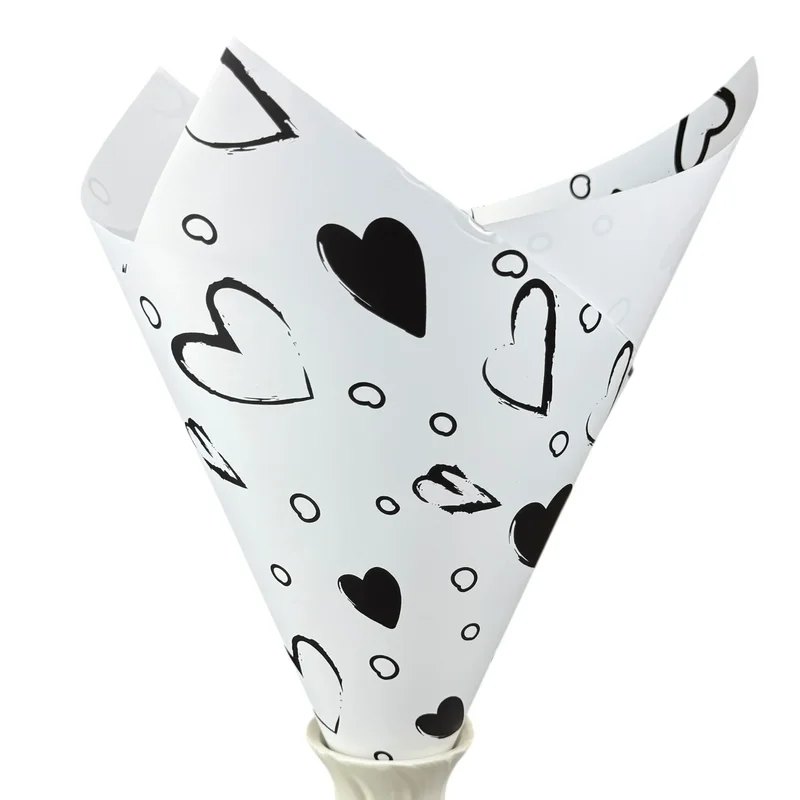 Celofan negru si alba "Love" #04