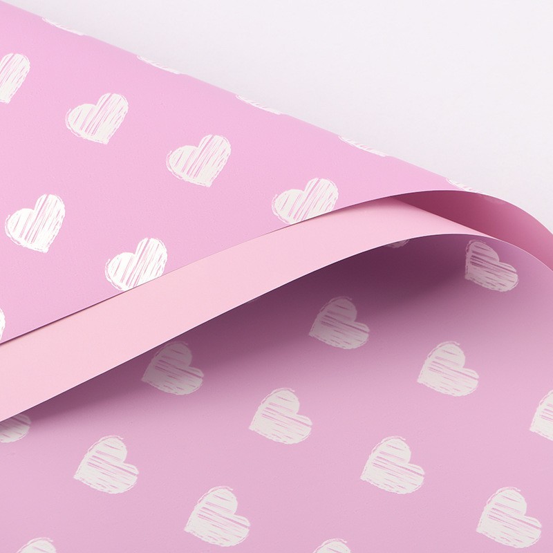 Celofan roz "Éles szív" #01