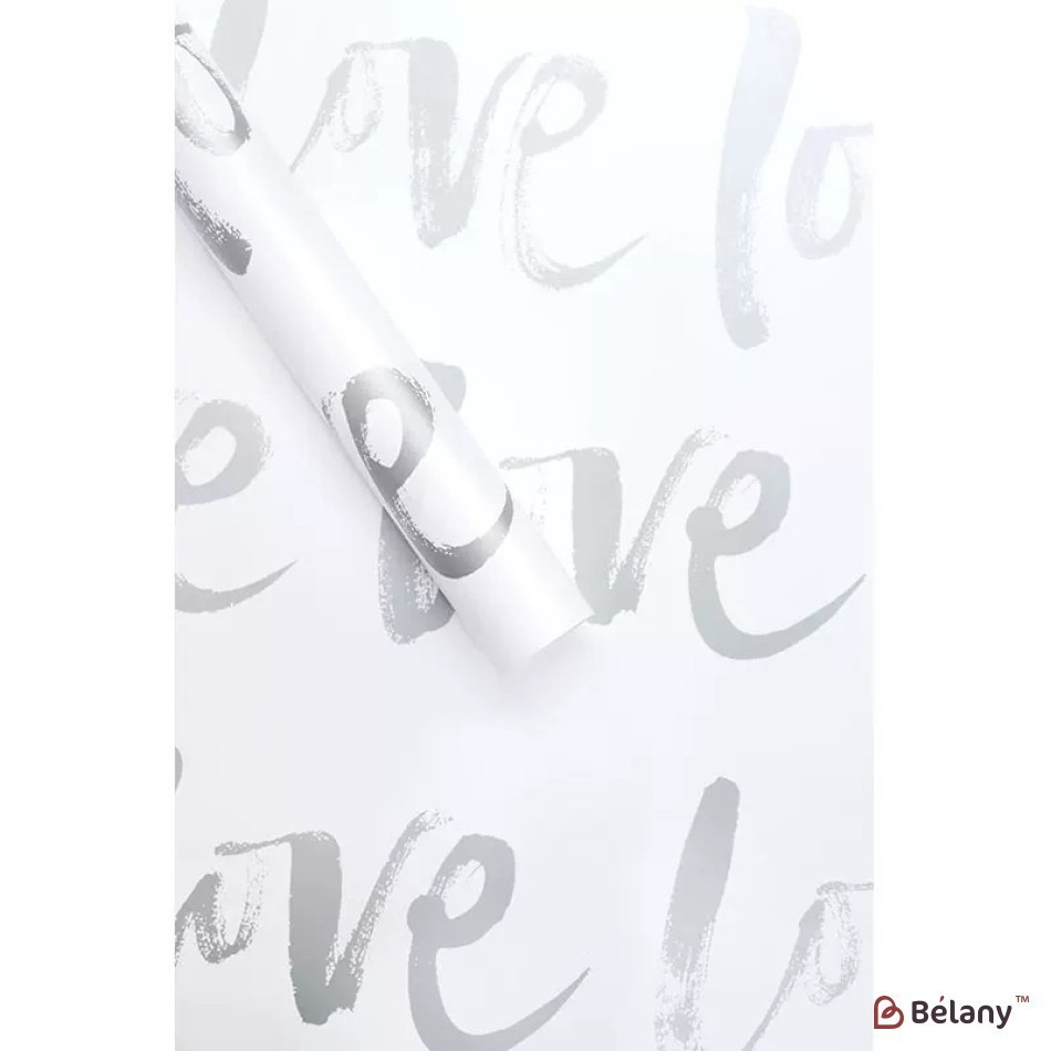 Celofan alb "Love Love" #01 photo 2