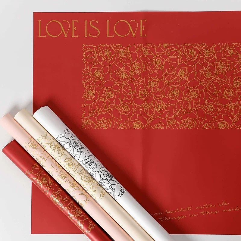 Celofan rosu "Love is Love" #02 photo 6