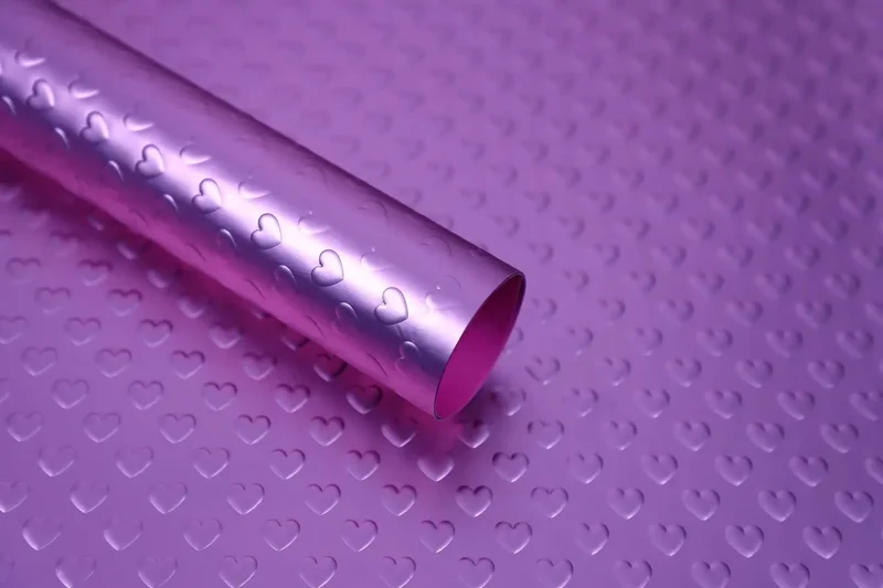 Celofan 3d pentru flori "Heart", impermeabil, #05