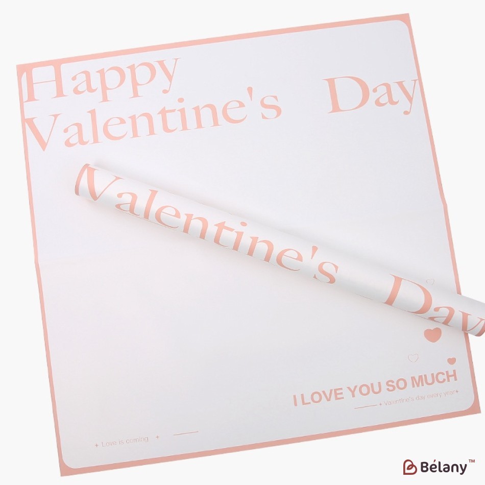 Celofan "Valentines day" roz contur #01 photo 2