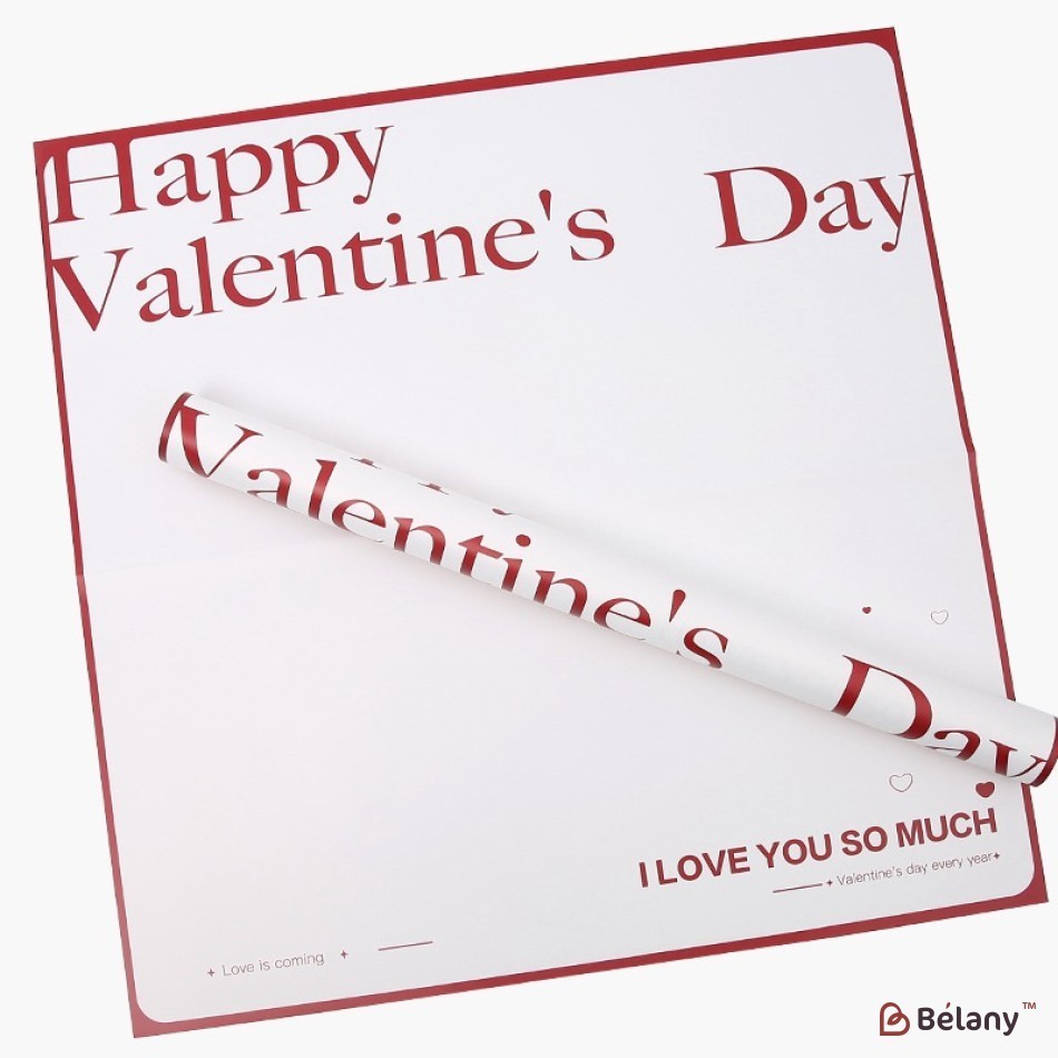 Червен контур за деня на Свети Валентин целофан #03 photo 2