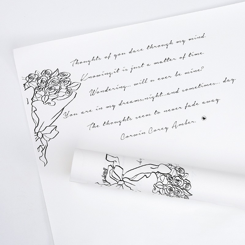 Celofan "Love letter" #01