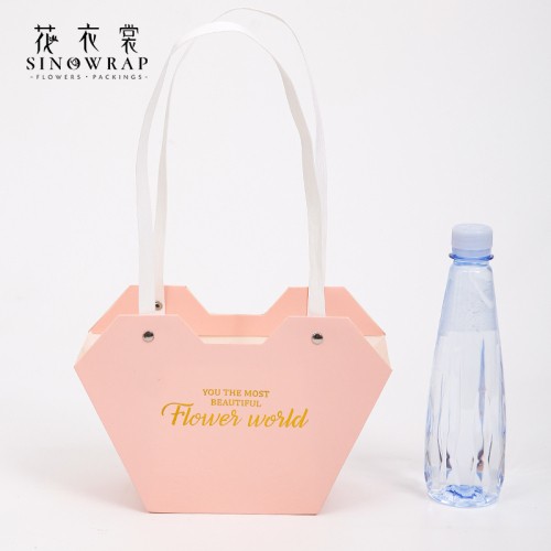 Set of 10 flower bags, 23/15/9, pink photo 3