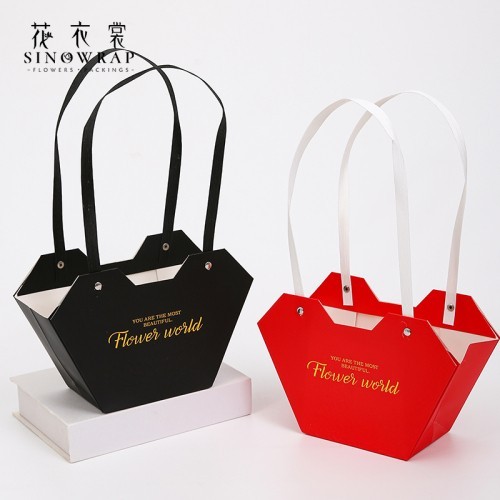 Set of 10 flower bags, 23/15/9, pink photo 5