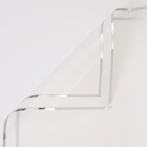 Celofan "Silver edge" transparent #02