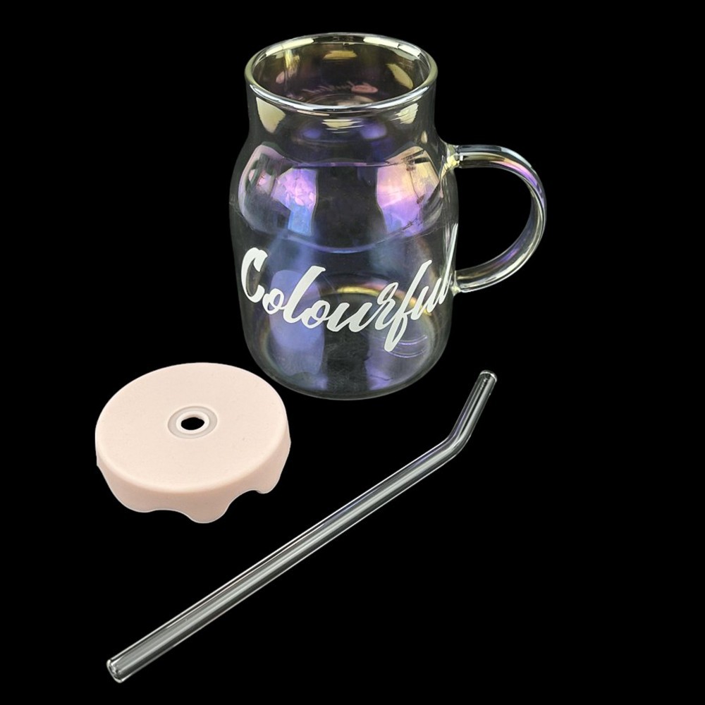 Przezroczysty szklany kubek "Colour" photo 3