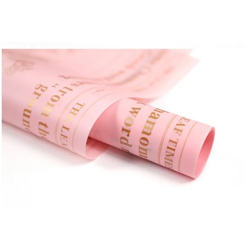 Jasnoróżowy celofan "Magazine"