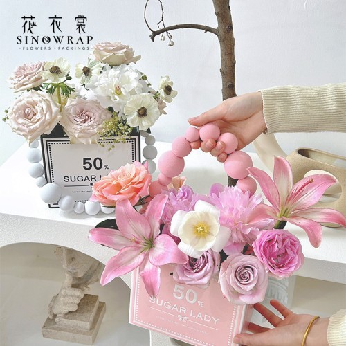 Flower bags "Sugar Lady" white photo 3