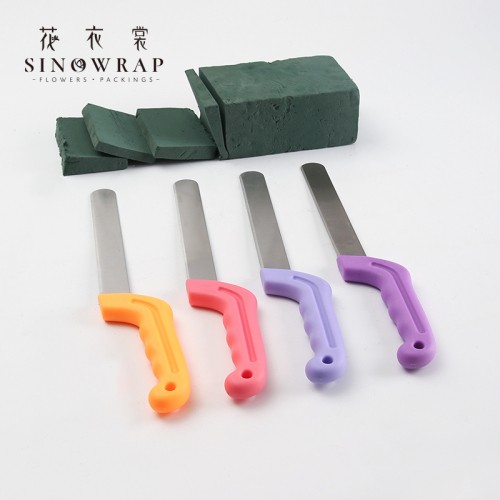 Fuchsia floral foam knife photo 4