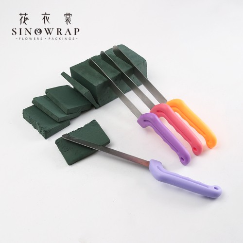 Fuchsia floral foam knife photo 8