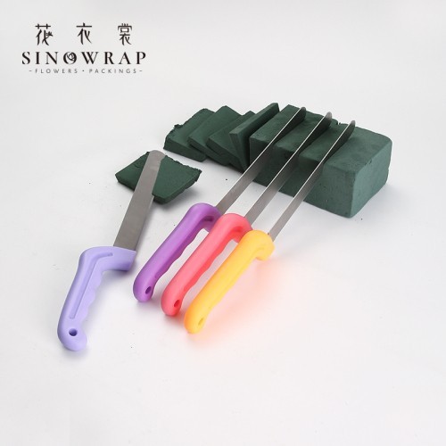 Fuchsia floral foam knife photo 9