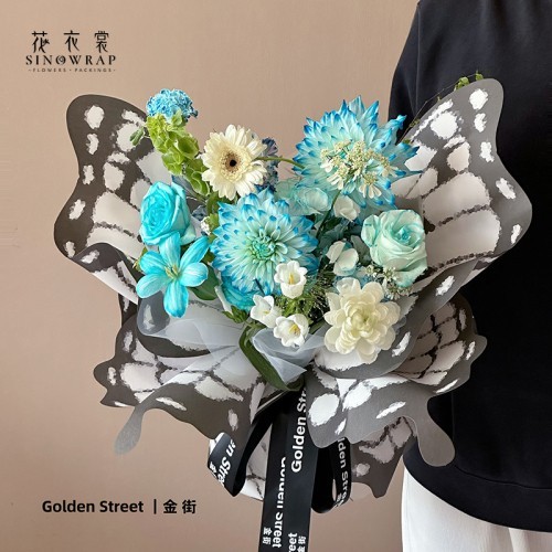 Wings flower wrapping paper, 85g, #01 photo 11