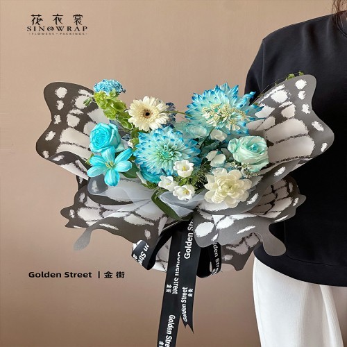 Wings flower wrapping paper, 85g, #01 photo 5