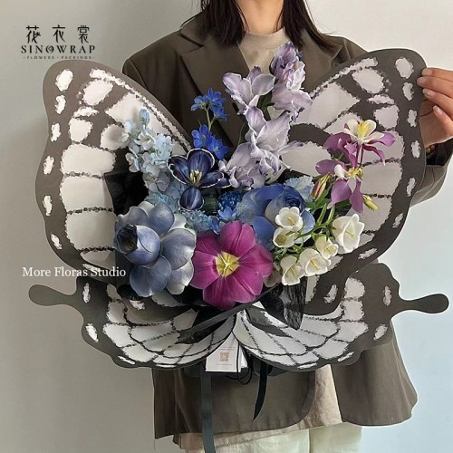 Wings flower wrapping paper, 85g, #09 photo 5