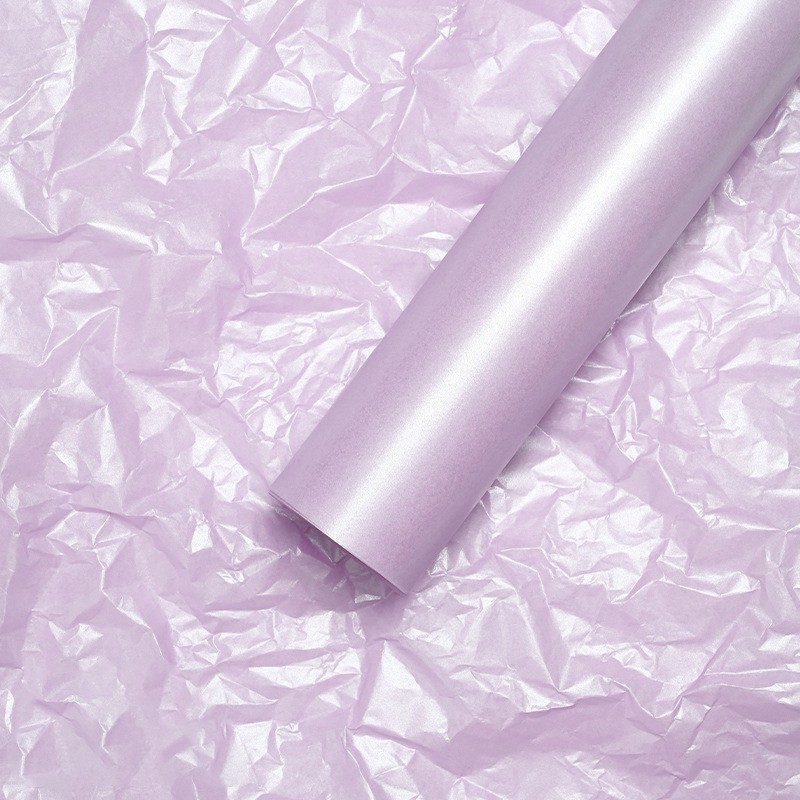 Hârtie de mătase cu sidef "Colory" mov #06