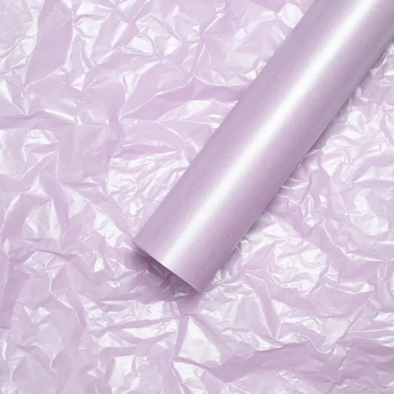 Hârtie de mătase cu sidef "Colory" mov #06