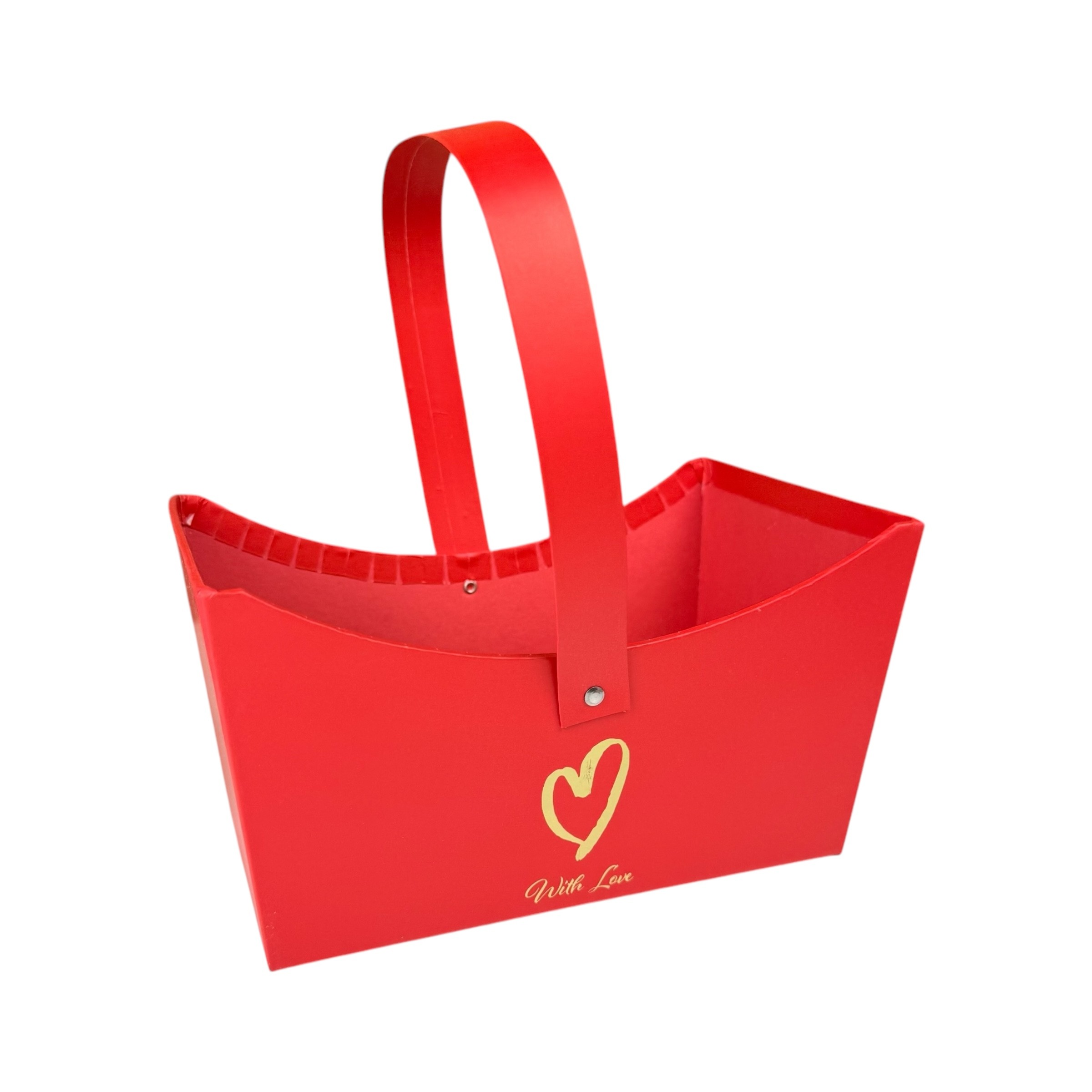 Flower box "Basket", red